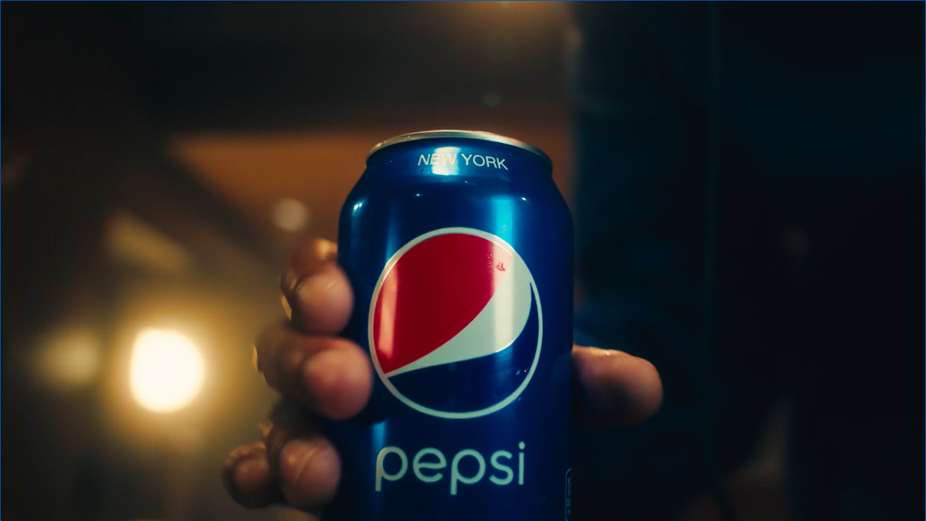 Pepsi commercial  -  product shot